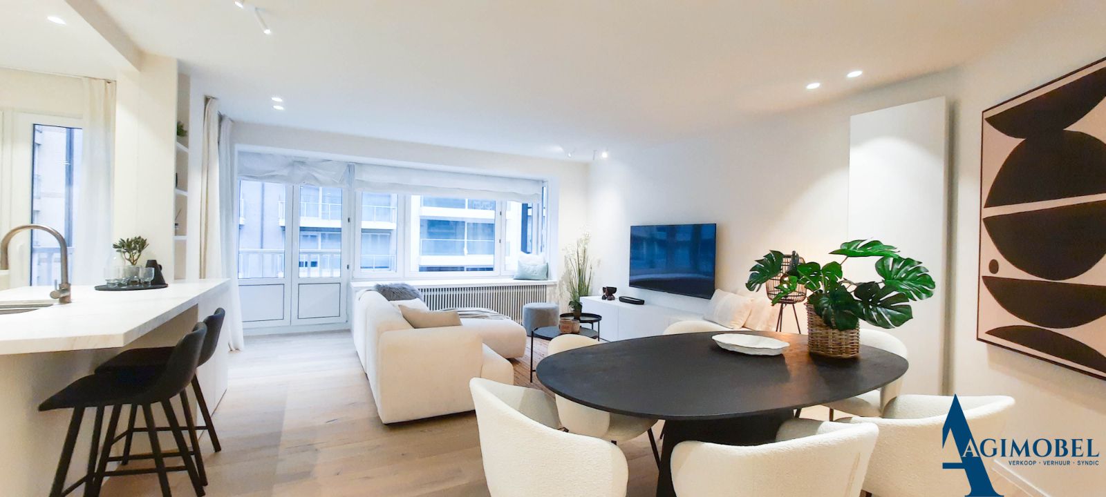 Prachtig  appartement met lateraal zeezicht en 3 slaapkamers te Knokke. foto 8