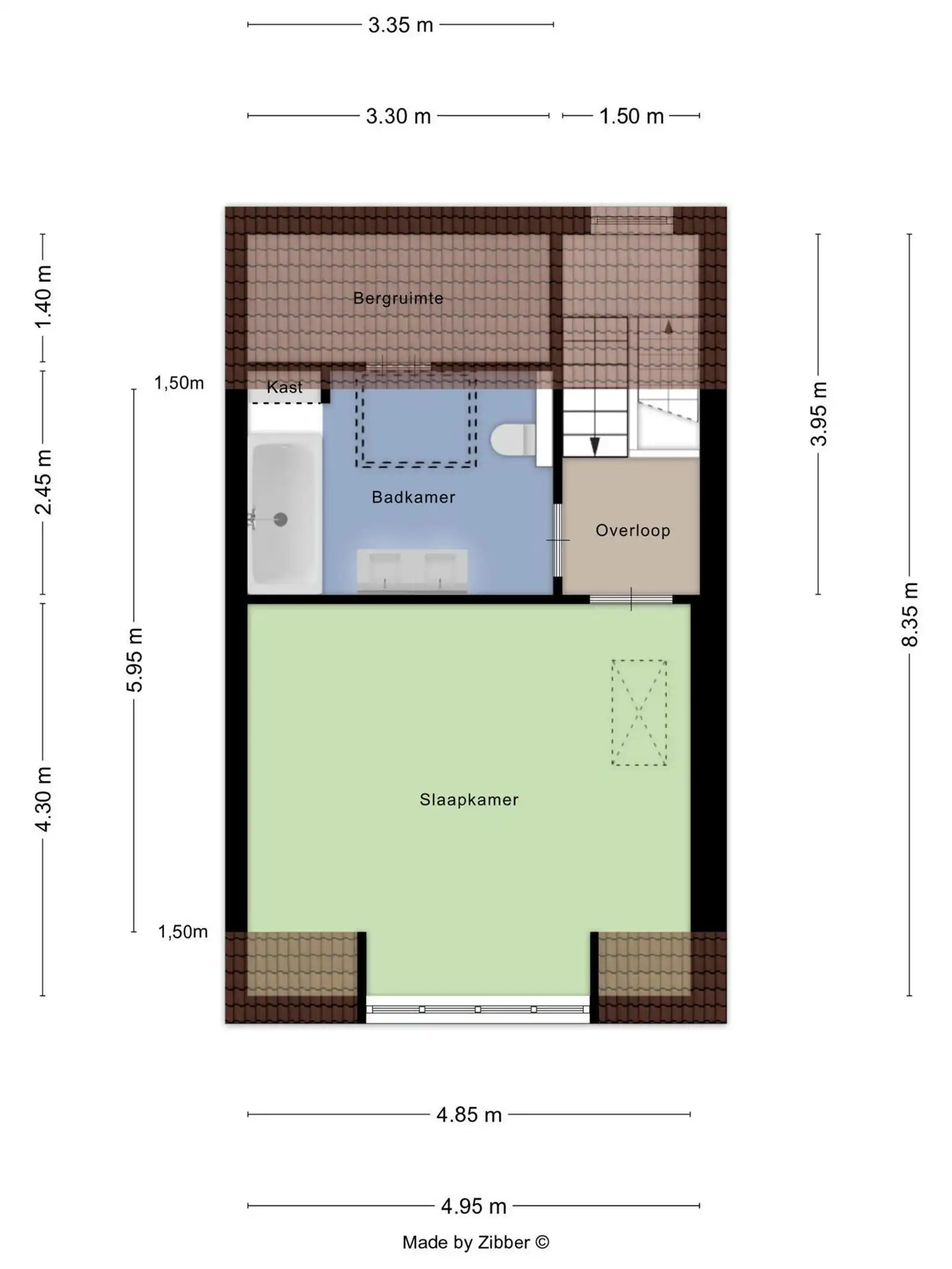 Instapklare woning (EPC C) met 3 slaapkamers en tuin foto 21