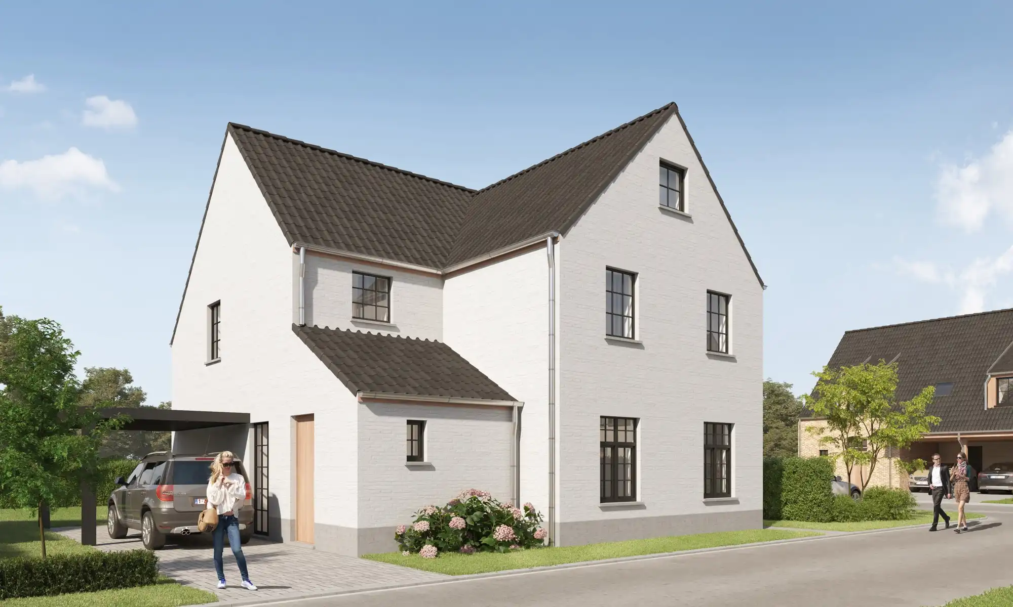 Vrijstaande nieuwbouw foto {{pictureIndex}}