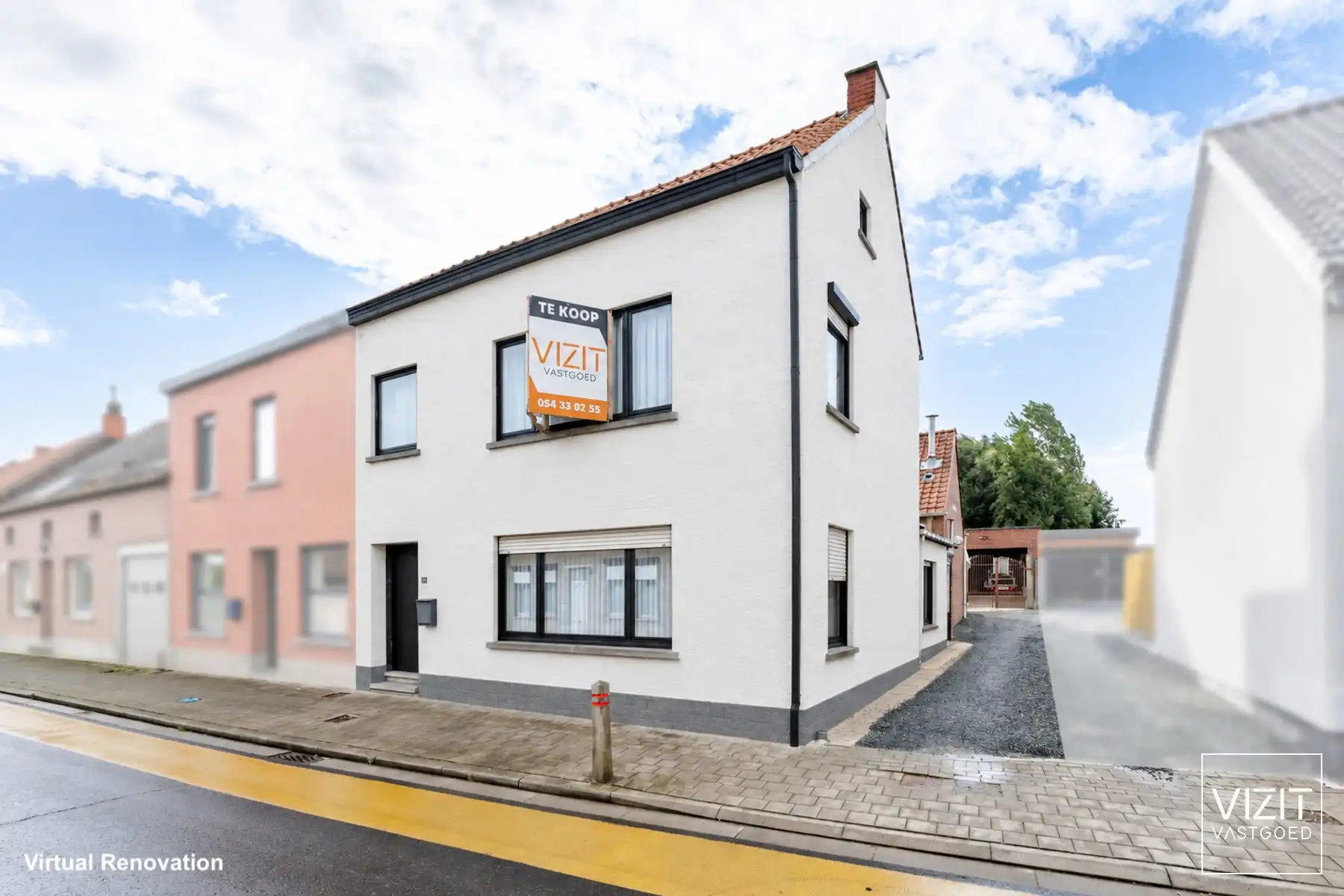 Halfopen woning met tuin en garage foto 2