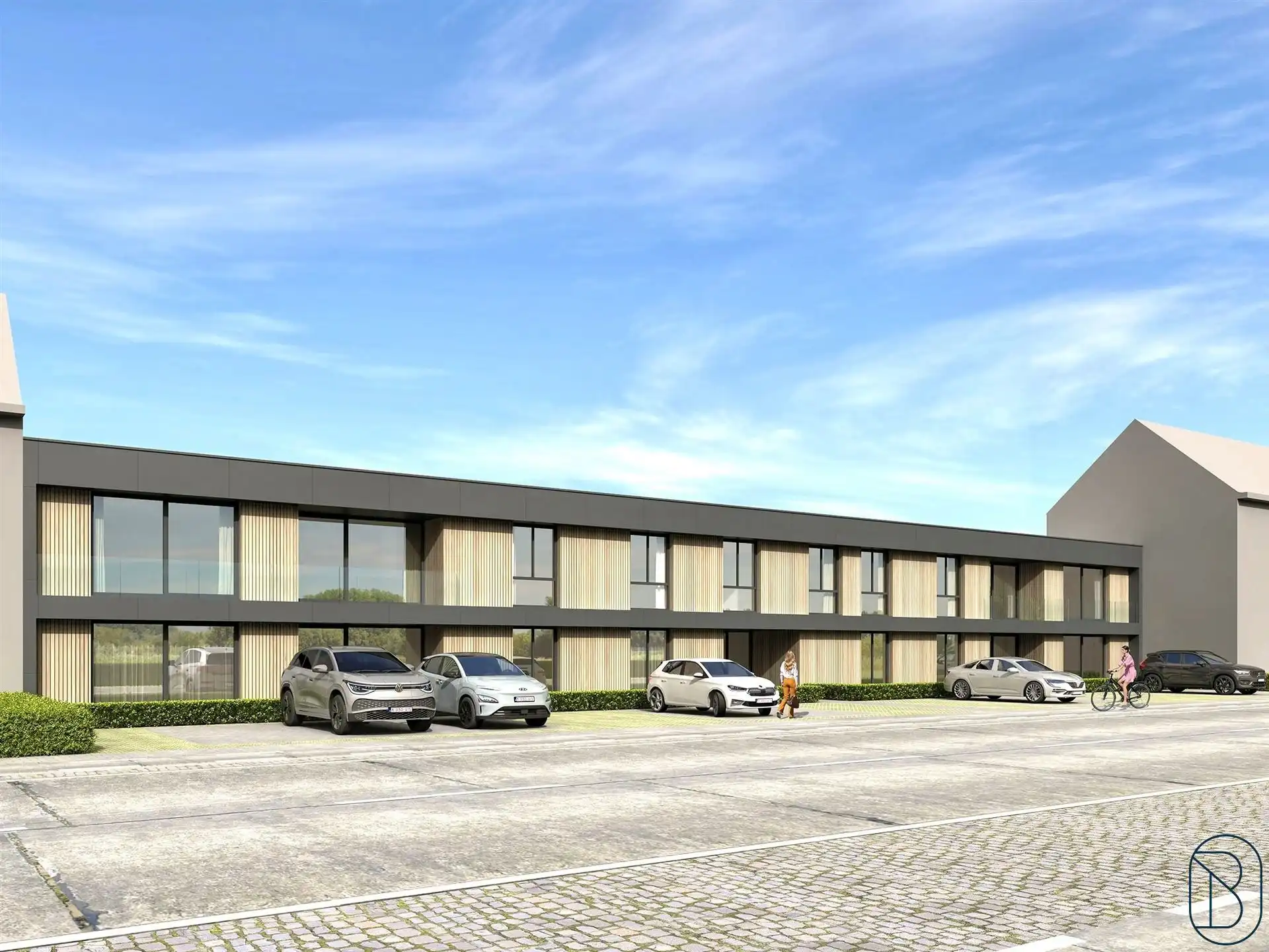 CASCO-gebouw met 12 app en terrassen, goed gelegen foto 7