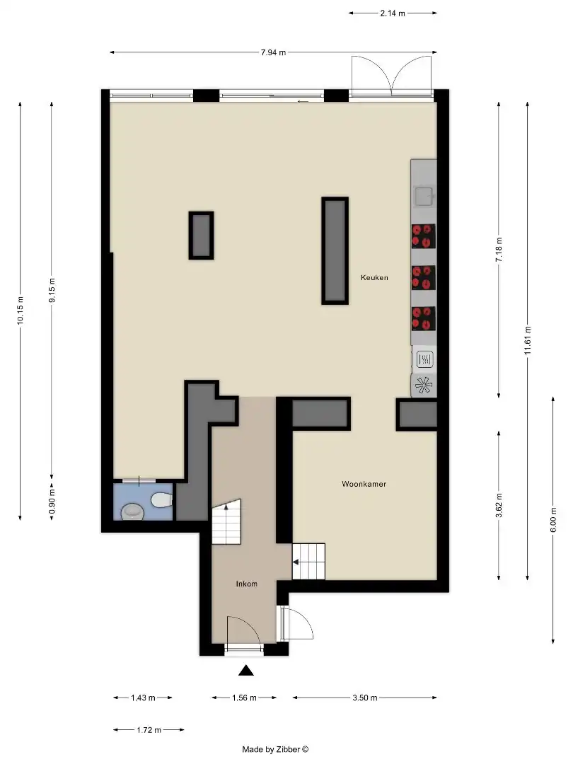 Studentenkamer van 21,53m² in prachtig gerenoveerd en ruime residentie met tuin in Leuven - EPC A foto 27