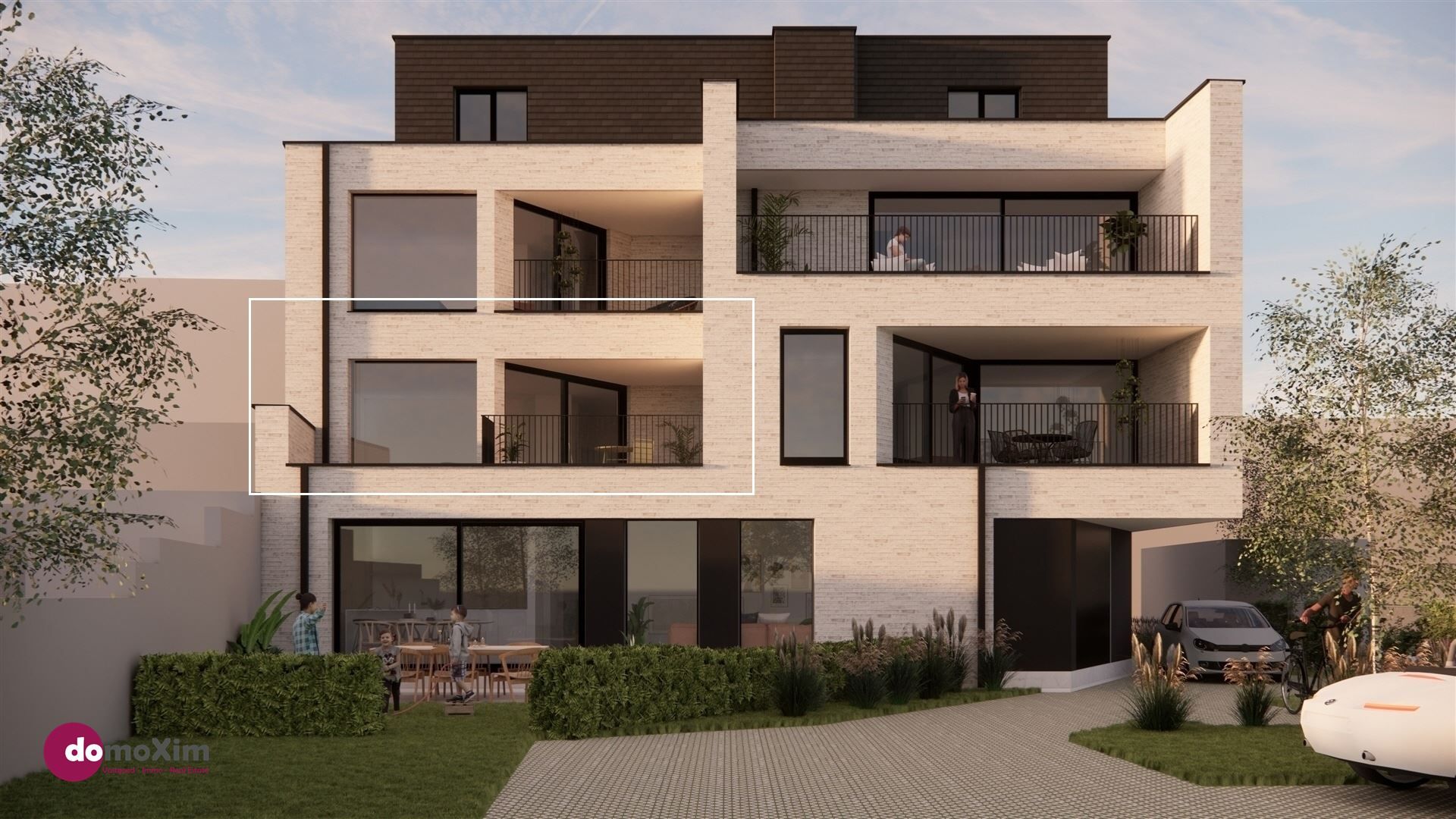 Stijlvol en energiezuinig nieuwbouwappartement met aangenaam terras foto {{pictureIndex}}