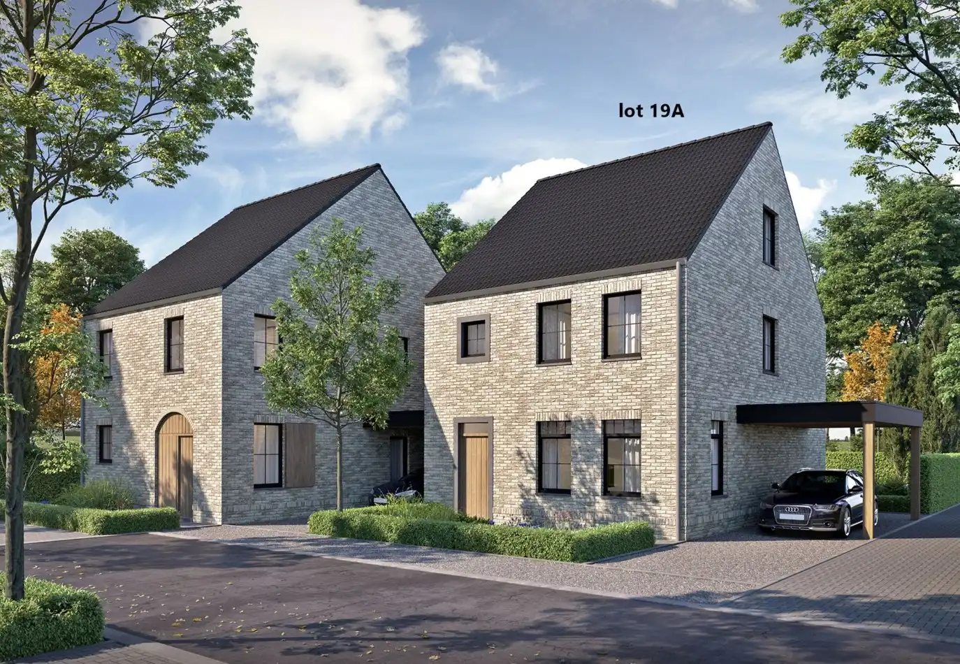 Vrijstaande nieuwbouwwoning gelegen op een perceel van 3a51ca op een gunstige locatie nabij de Nederlandse grens!  foto {{pictureIndex}}