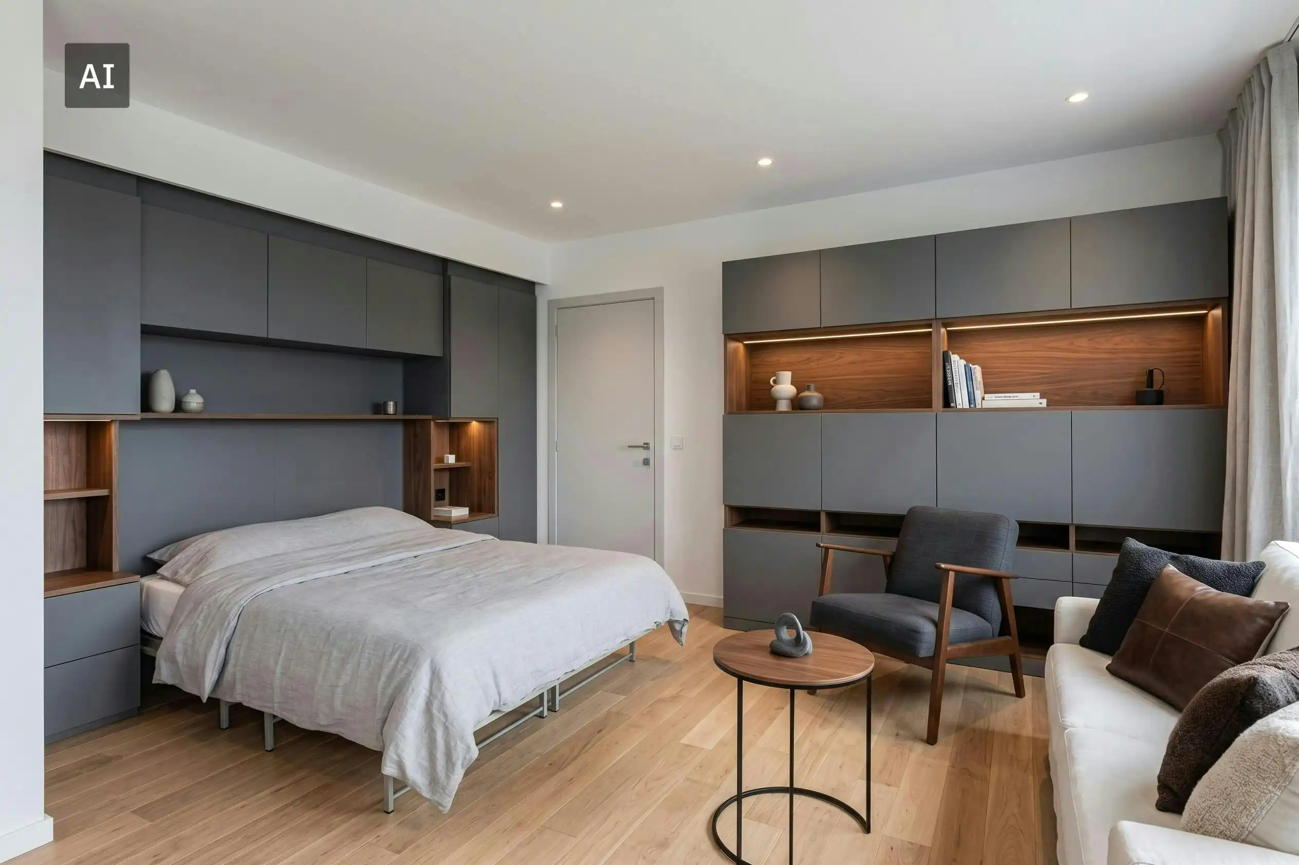 Lichtrijke hoekstudio te koop in centrum Middelkerke! foto 7
