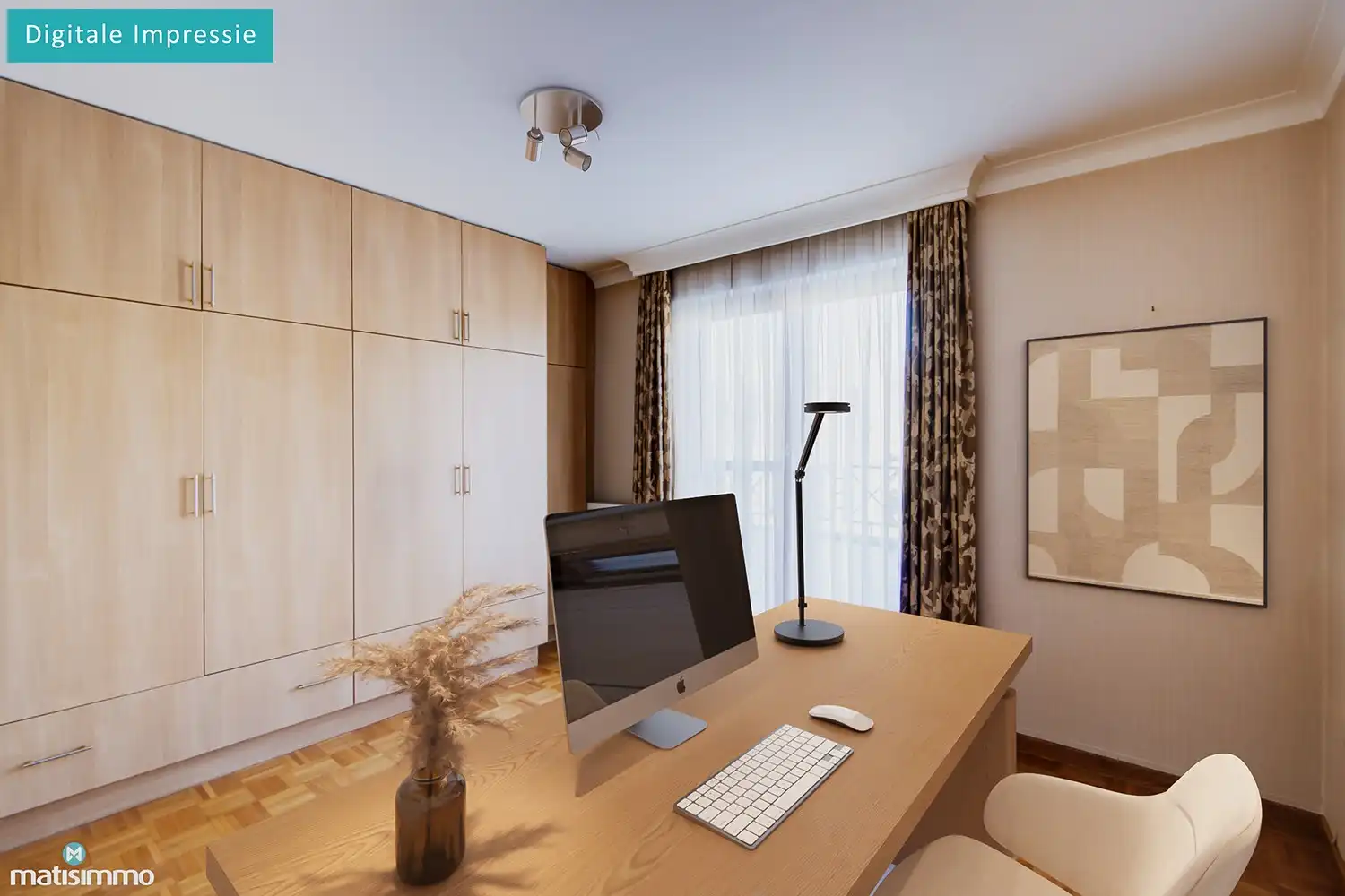 RUIM APPARTEMENT MET 2 SLAAPKAMERS, 2 TERRASSEN, KELDERBERGING EN ONDERGRONDSE AUTOSTAANPLAATS IN BILZEN-CENTRUM foto 13