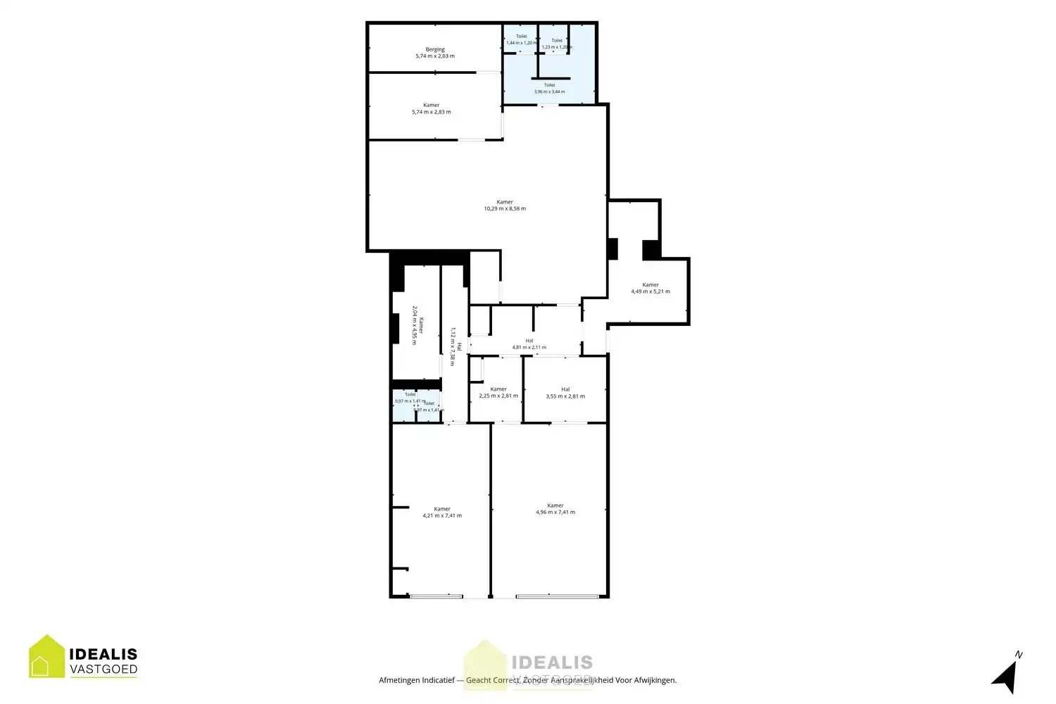 IDEALIS VASTGOED -  INVESTERINGSEIGENDOM BESTAANDE UIT 2 GELIJKVLOERSE HANDELSPANDEN EN 5 BOVENLIGGENDE APPARTEMENTEN IN HET CENTRUM VAN PELT! – te renoveren investeringseigendom op een toplocatie in Pelt (Neerpelt). Gelijkvloers 2 handelspanden, op de 1ste verdieping een 3 slpk.-appartement, 2de verdieping een 3 slpk.-appartement en een 1 slpk.-appartement en op de 3de verdieping een 3 slpk.-appartement en een 1 slpk.-appartement. Geschikt voor zij die zoeken naar een interessante investering in het centrum van Pelt. foto 41