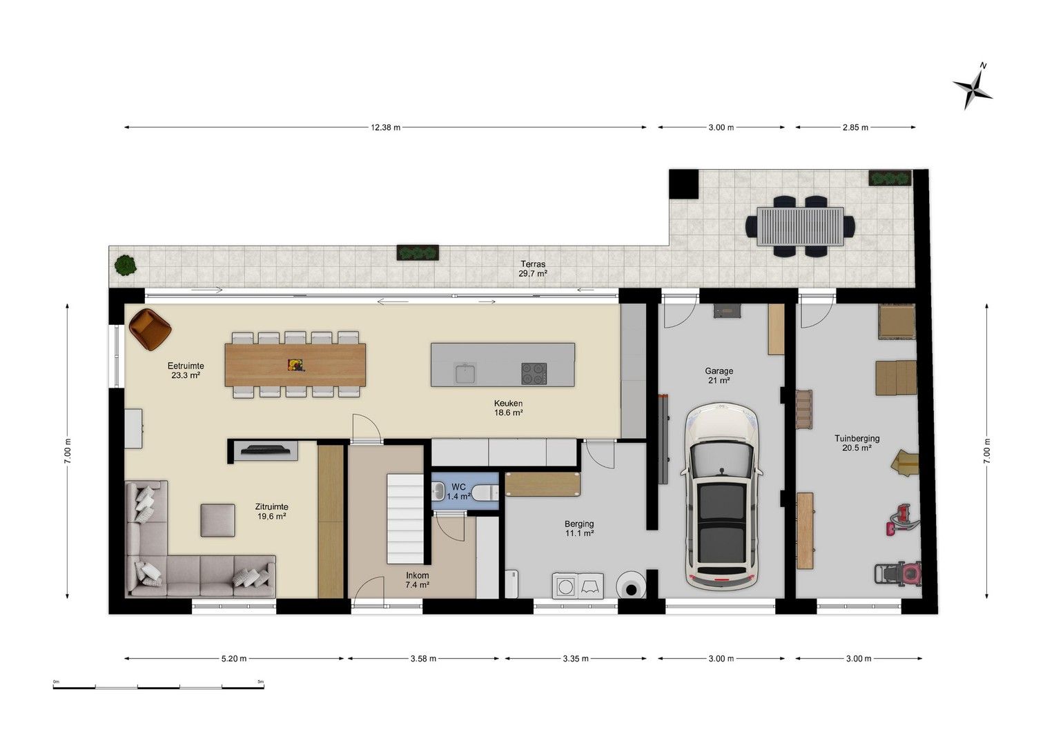 Moderne, energiezuinige woning op 1021 m² vlak bij het Zeekanaal foto 25