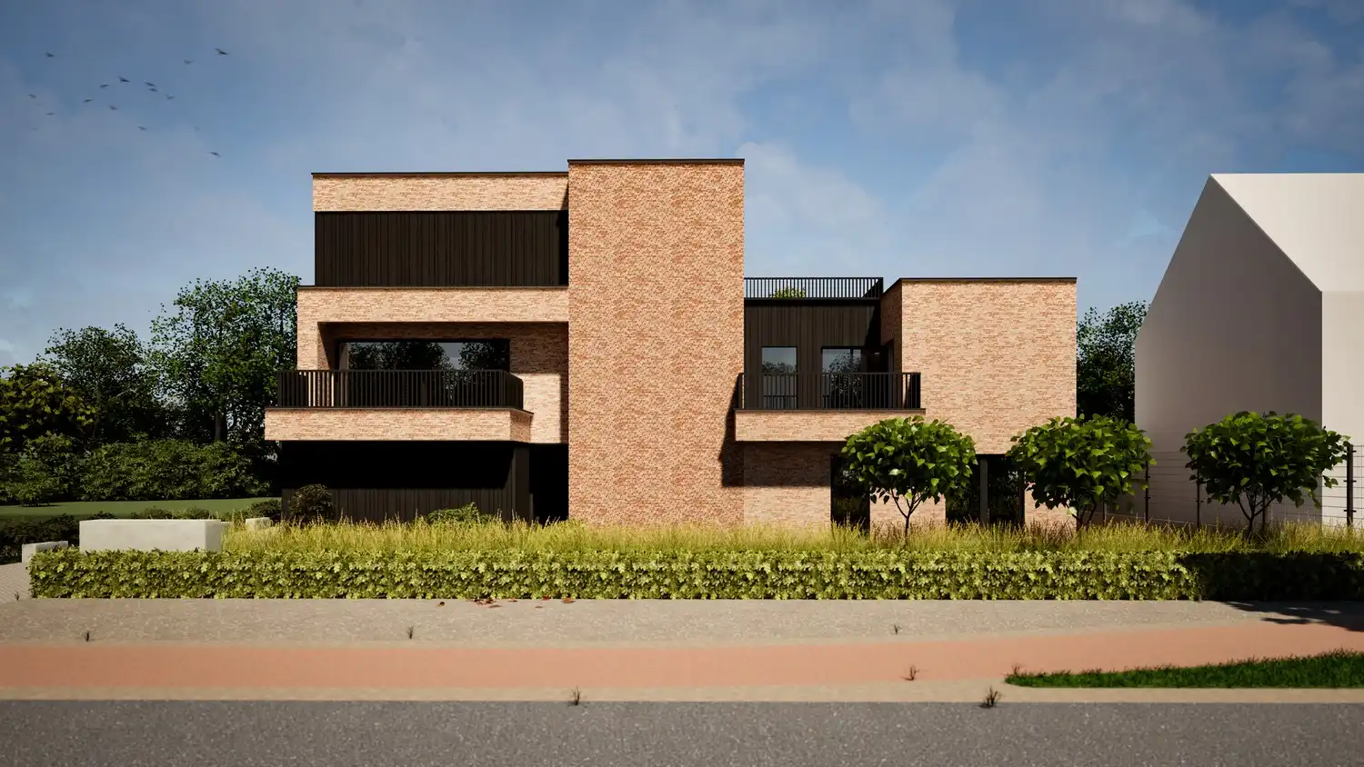 Ruim en energiezuinig 3-slaapkamerappartement met lift, carport en zuidwestgericht terras – 118 m² bruto foto {{pictureIndex}}