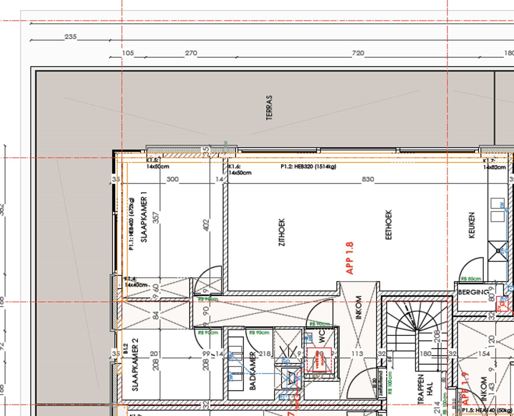 Nieuwbouw met terras van 50m2 inclusief autostaanplaats foto 14