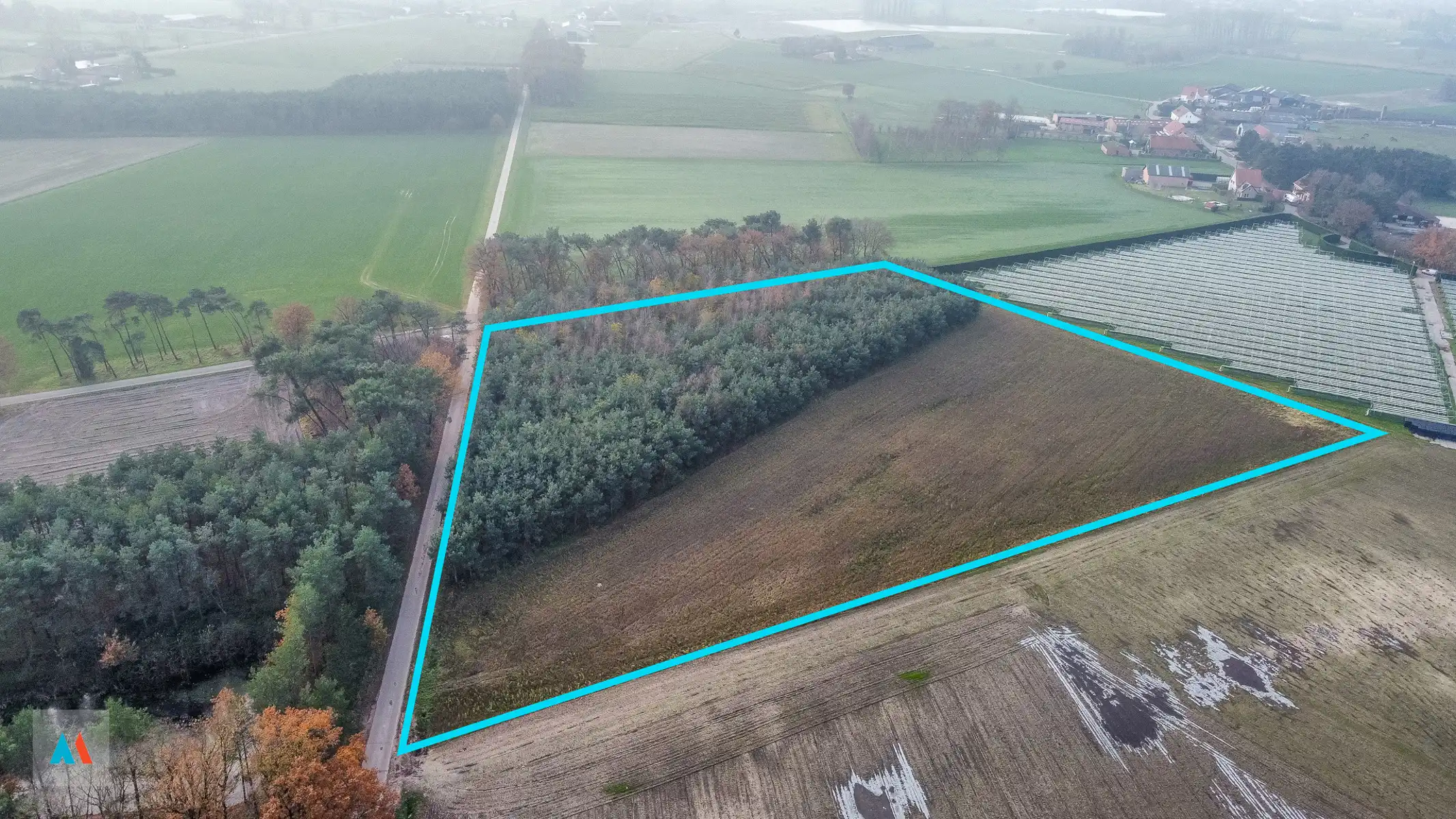 Gemengd perceel Landbouw- en bosgrond foto 9