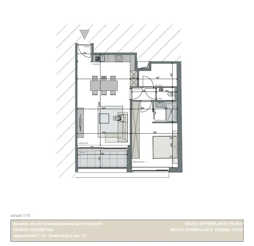 Te koop – 1-slaapkamerappartement in Residentie Angelus, Waregem! foto 4