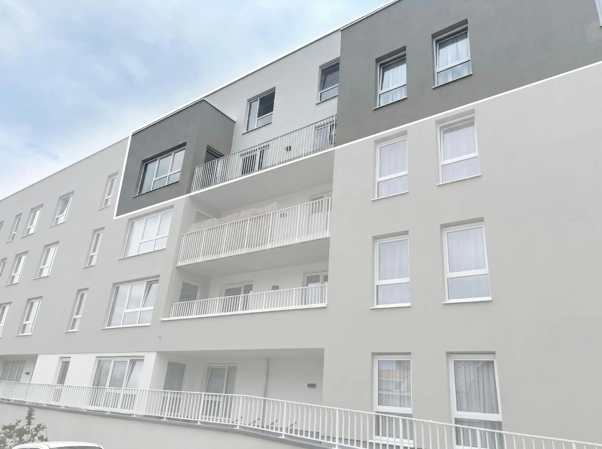 Lichtrijk appartement van 2022 met terras te Zellik. foto {{pictureIndex}}