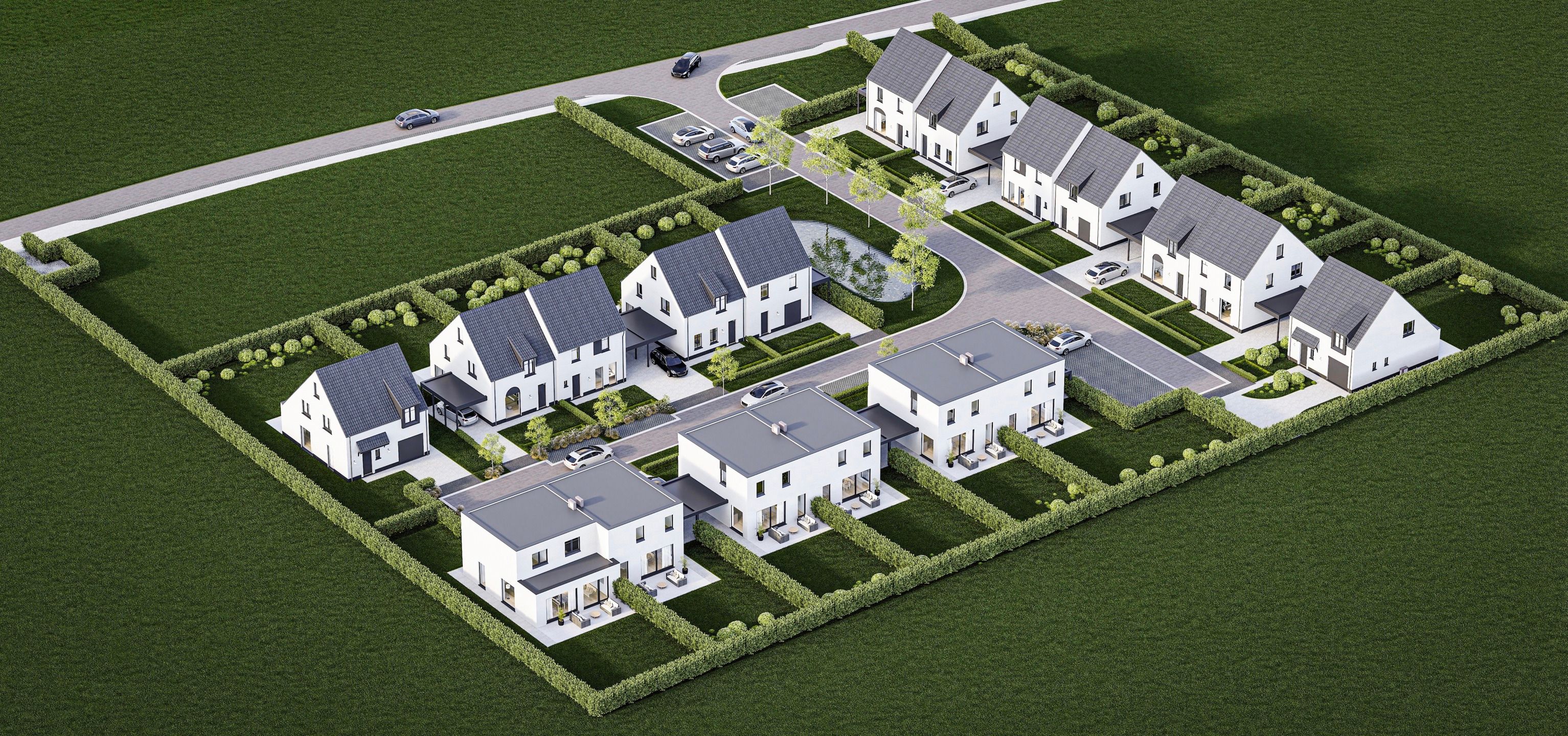 Nog 55% beschikbaar - 21 hoogwaardig afgewerkte woningen foto {{pictureIndex}}