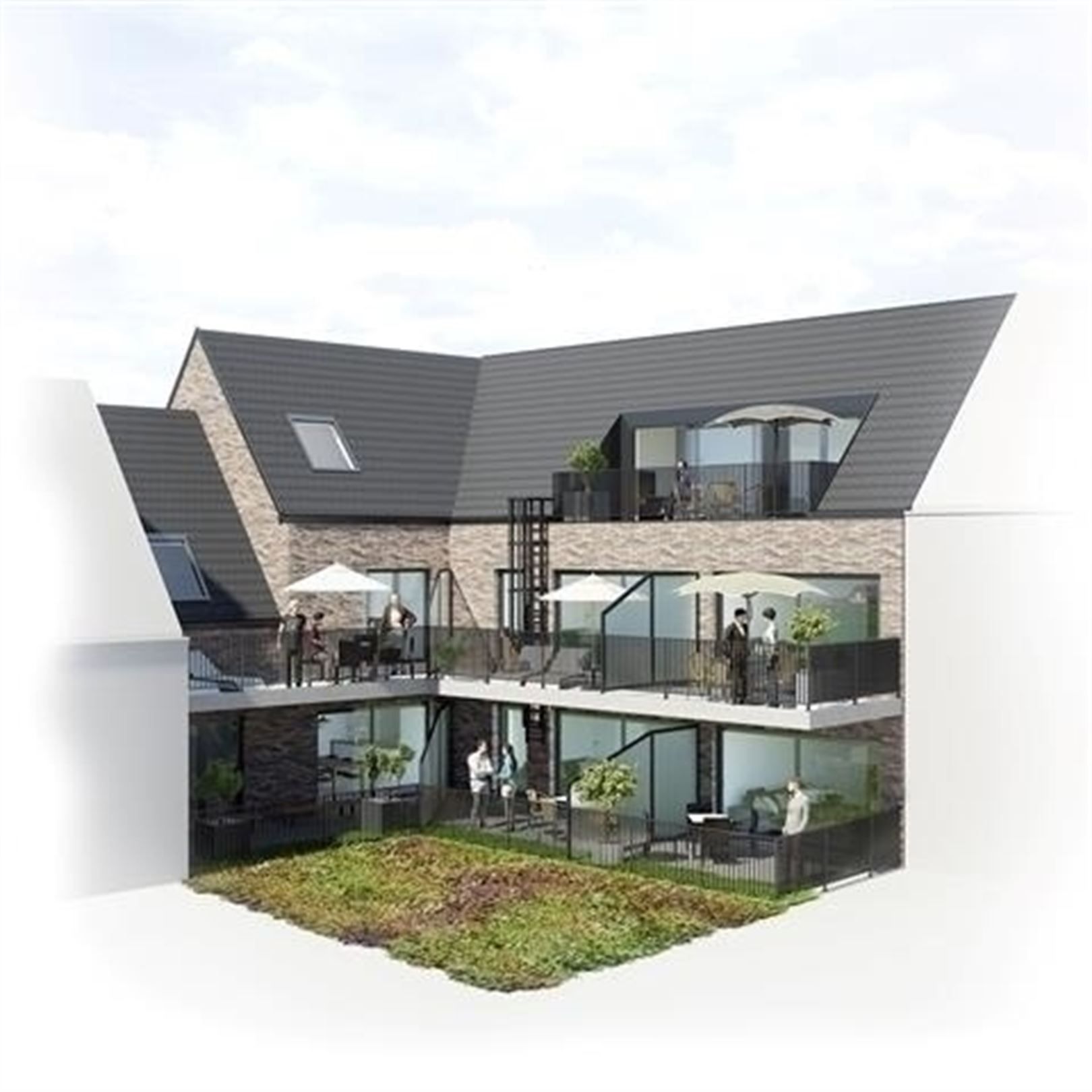 Recent appartement met lift en terras te Ekeren foto 11