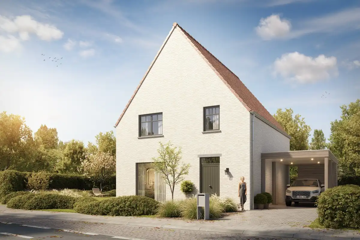 Alleenstaande nieuwbouwwoning in Rumbeke foto {{pictureIndex}}