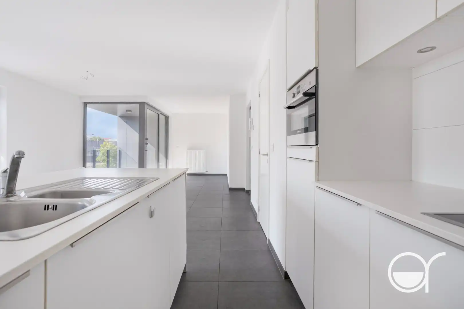 Modern drieslaapkamerappartement met zicht op de Leie foto 14