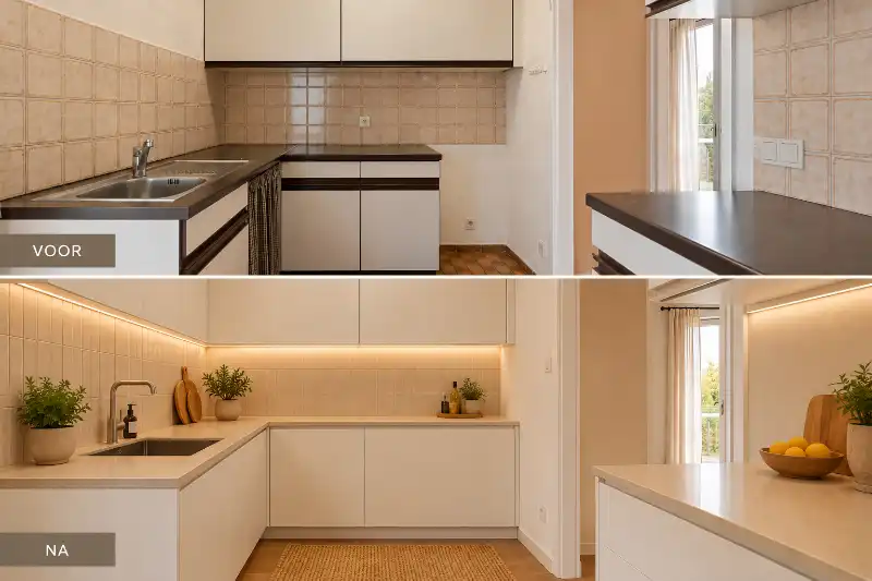 --- NIEUW --- Gunstig gelegen lichtrijk appartement met 3 slaapkamers + garagebox. foto 2