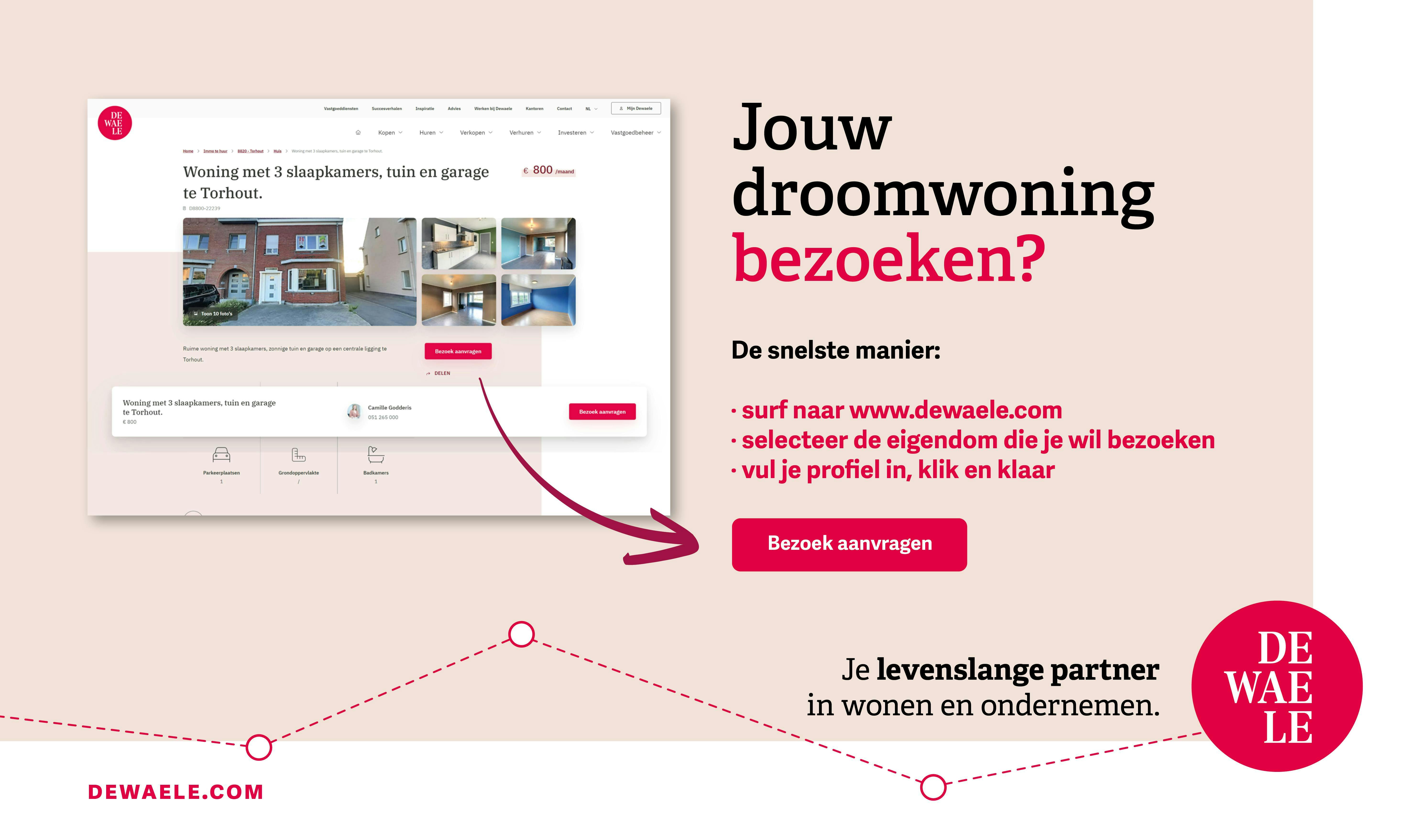 Instapklaar appartement met 2 kamers te huur in Waregem foto 11
