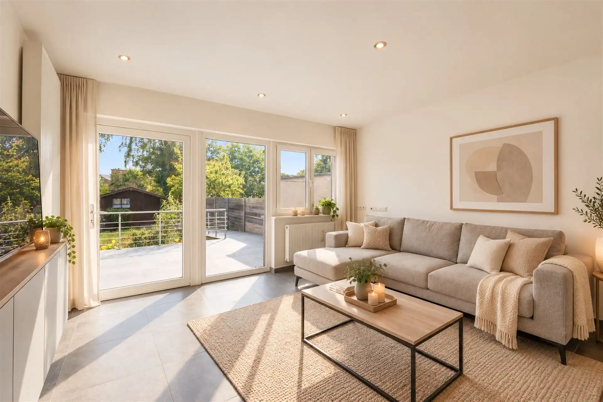 Ruime instapklare woning met 4 slk, garage en tuin in Heule foto 3
