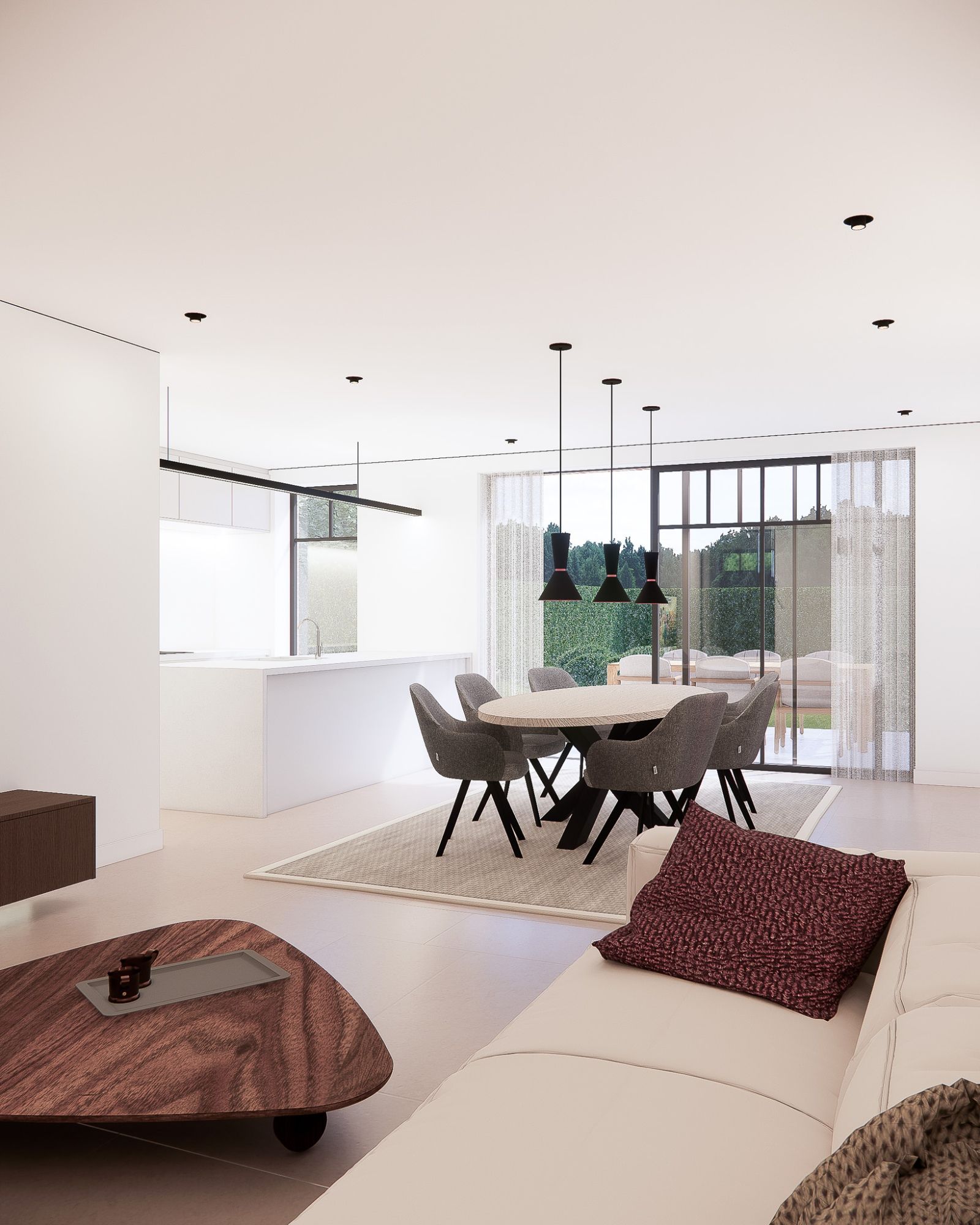 BEN-woning:  Volledig en kwaliteitsvol afgewerkte nieuwbouwwoning in hedendaagse Pastorijstijl - met Zuidgerichte tuin in landelijke omgeving te Beernem foto 5