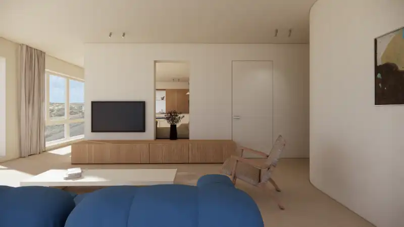 Te renoveren hoekappartement met groot terras – Residentie Twenty One, Oostduinkerke foto 13