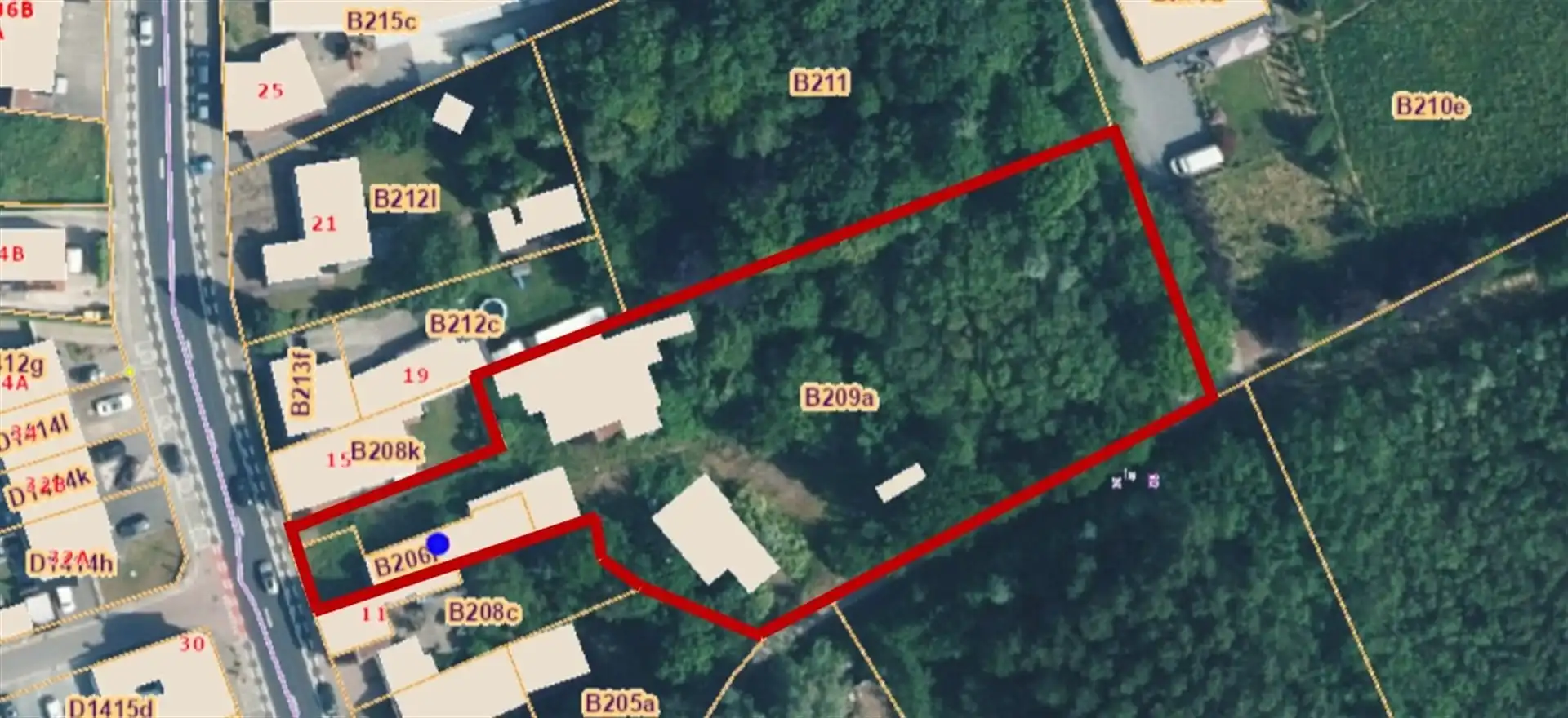 Grond voor halfopen bebouwing van 4156 m² foto {{pictureIndex}}