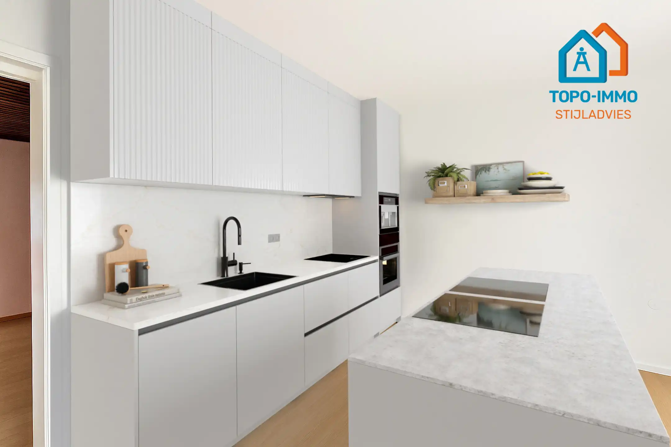 1-slaapkamer appartement te centrum Liedekerke foto 5