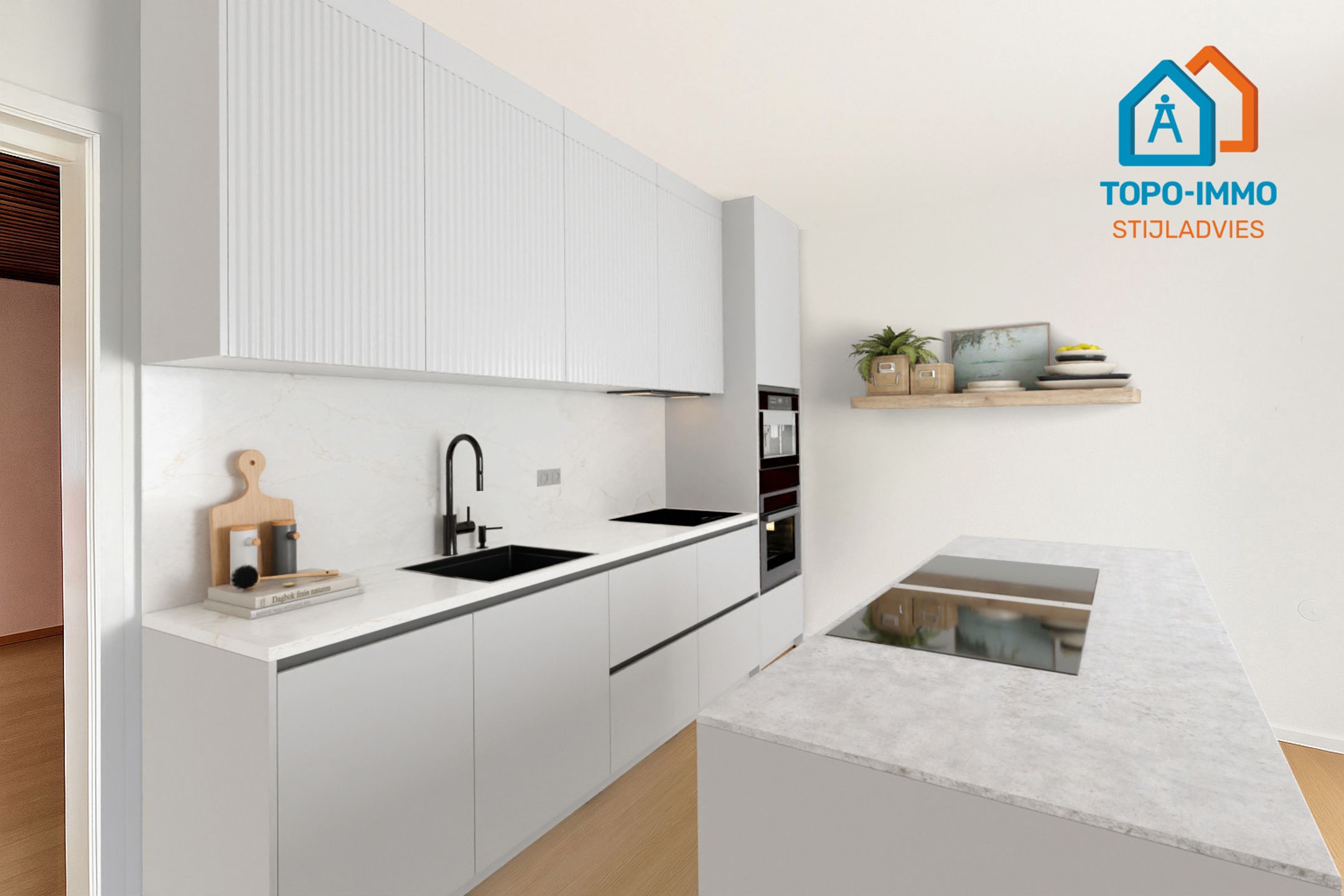 1-slaapkamer appartement te centrum Liedekerke foto 5