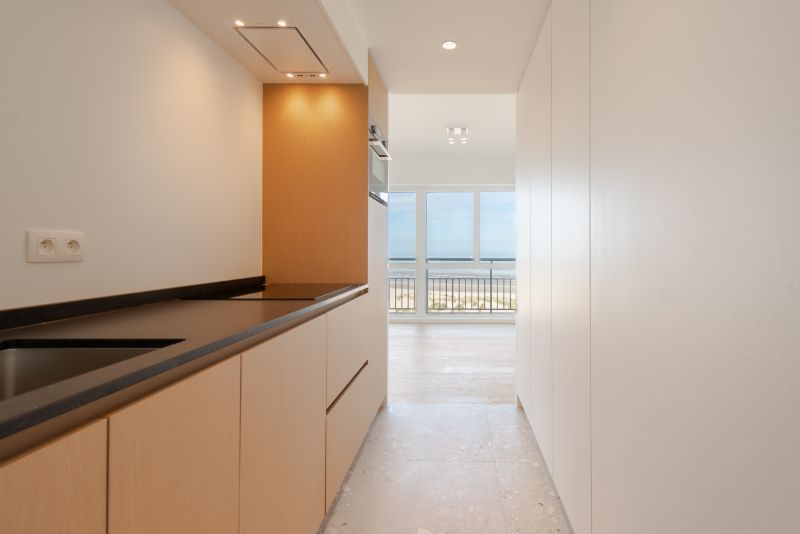 Prachtig gerenoveerd 1-slaapkamer appartement met frontaal zeezicht te koop foto 6