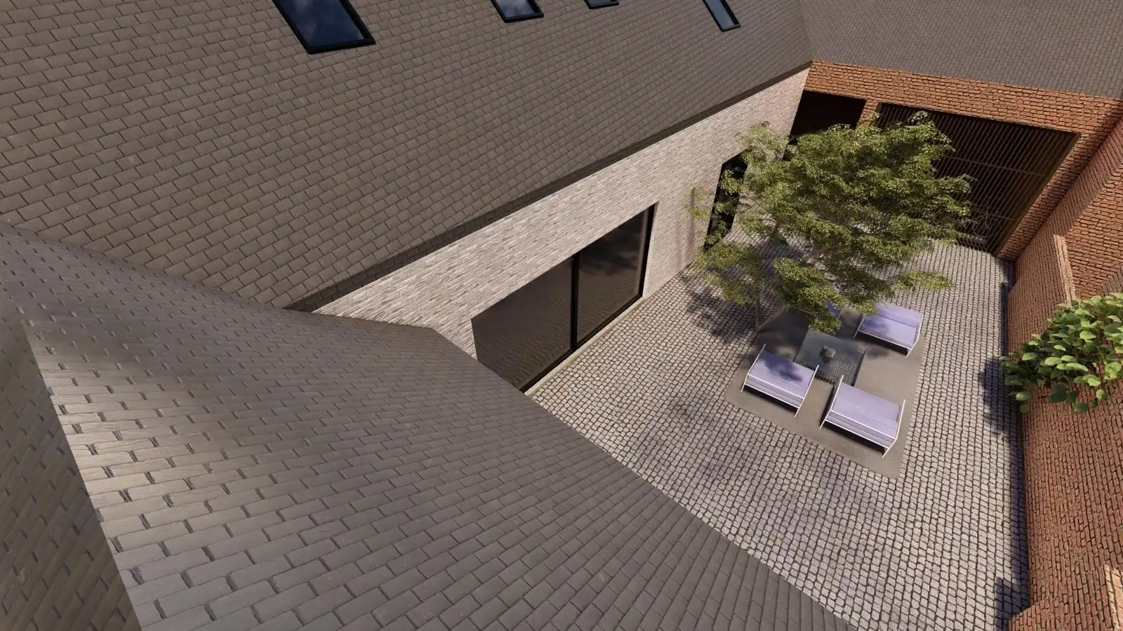 NIEUWBOUW CASCO RIANTE VILLA IN CENTRUM VAN BEVERST OP 35A55CA. foto 16