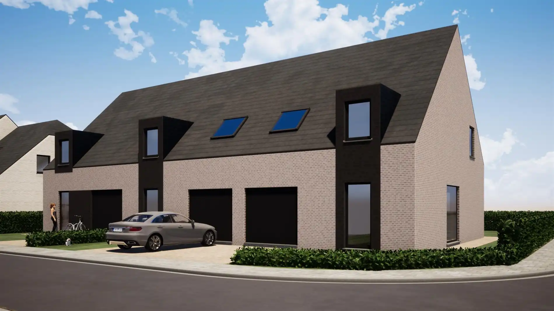 Prachtige nieuwbouwwoning in centrum van Houthulst! foto {{pictureIndex}}