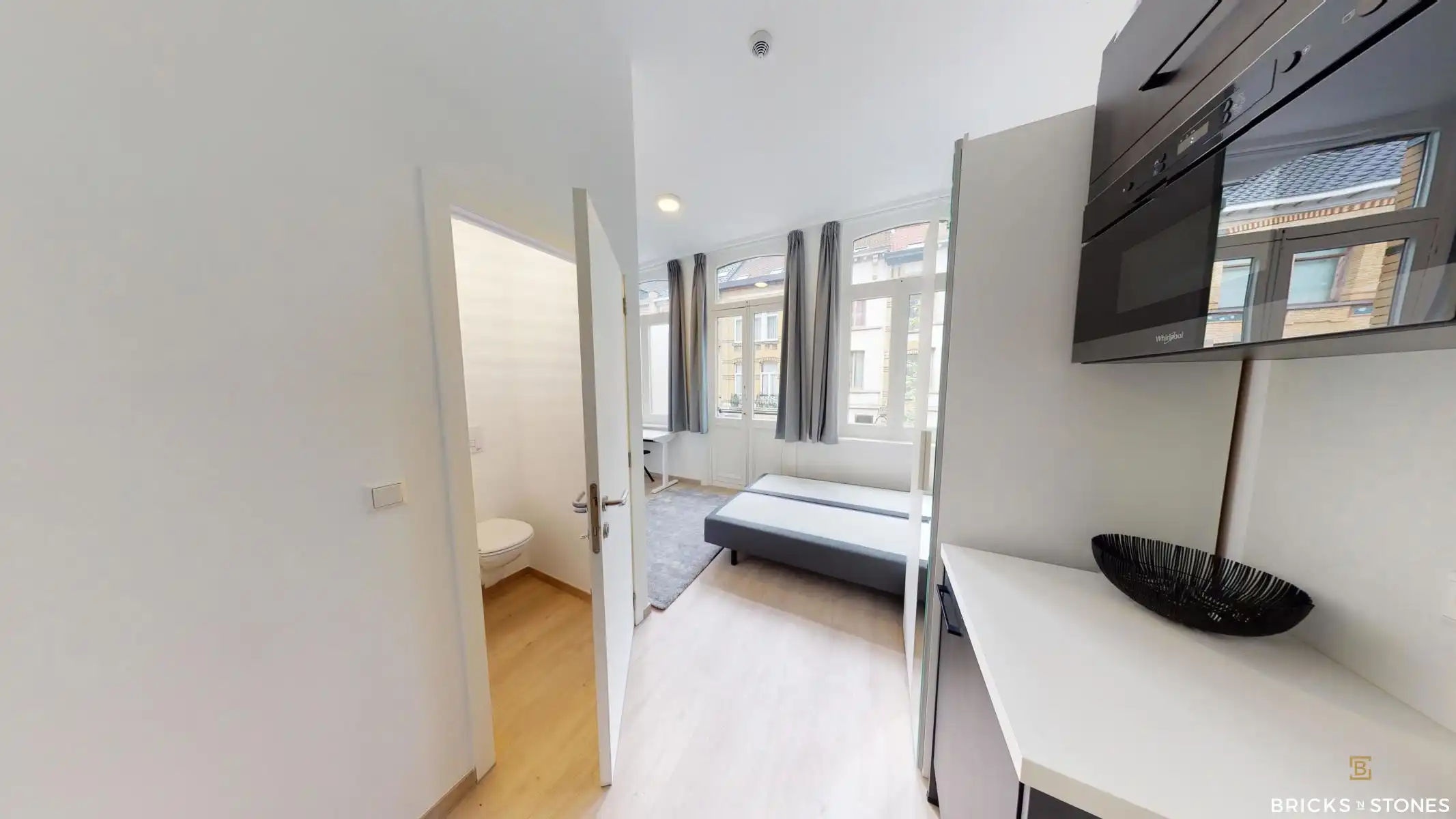 Instapklare studentenkamer foto 3