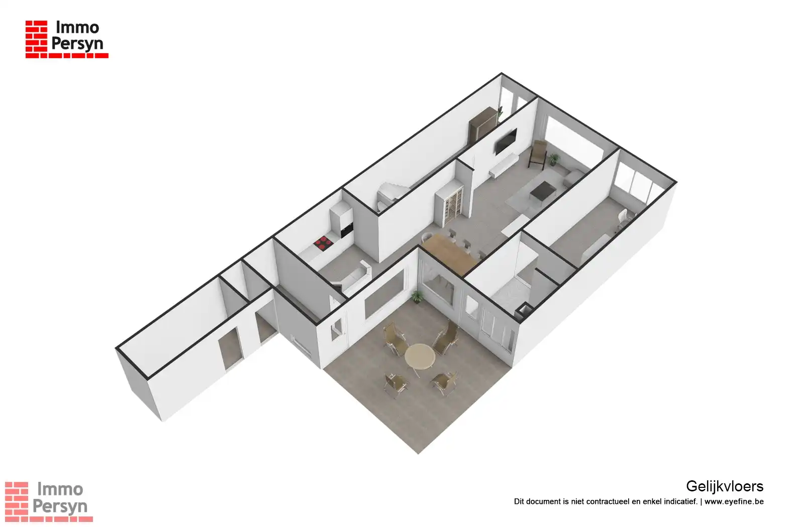 Ruime af te werken woning met nieuw dak, vernieuwde elektriciteit en diepe tuin  (EPC D) foto 23