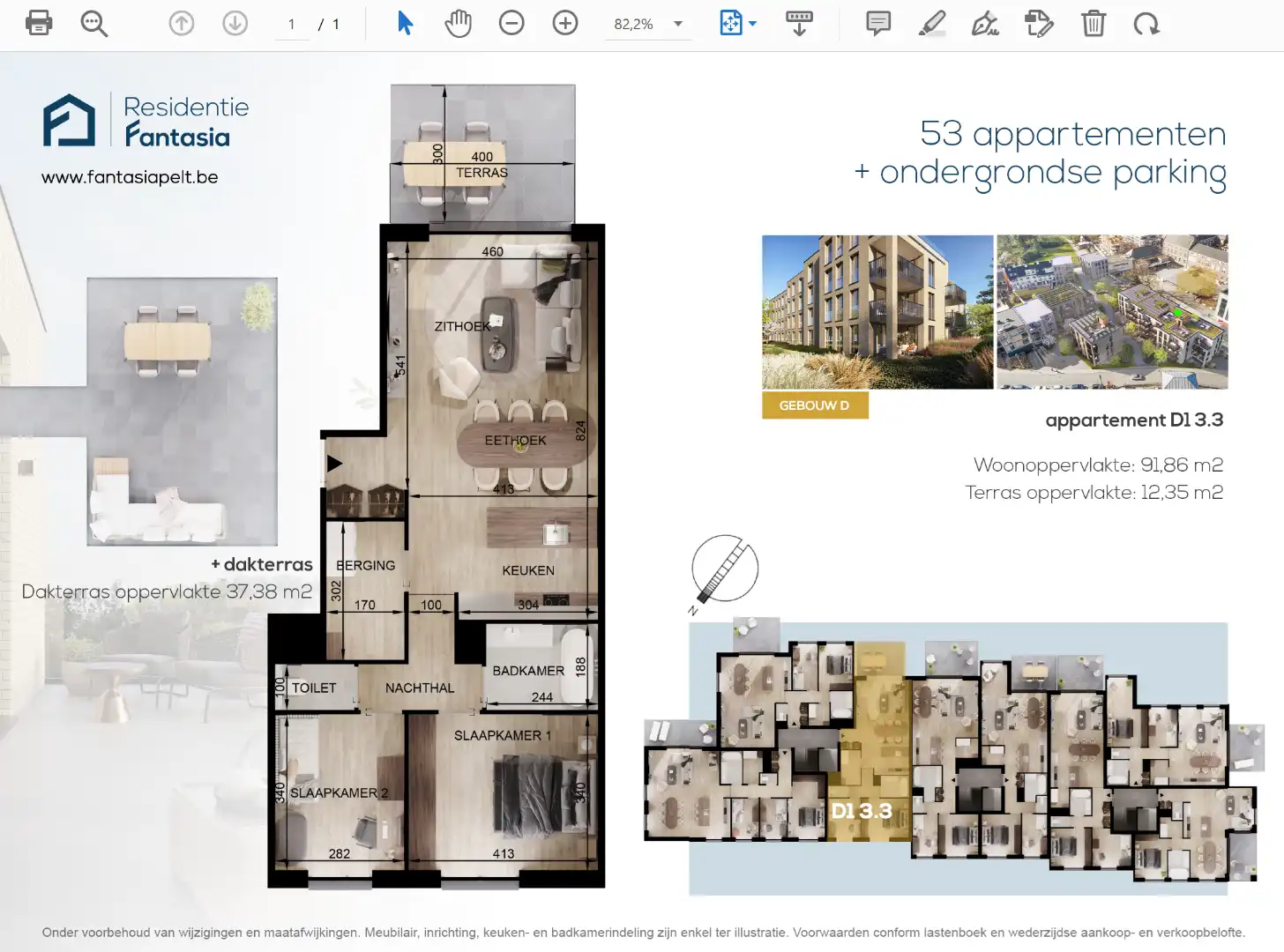 Appartement te koop Saxbylaan 23 -/D133 - 3910 Pelt