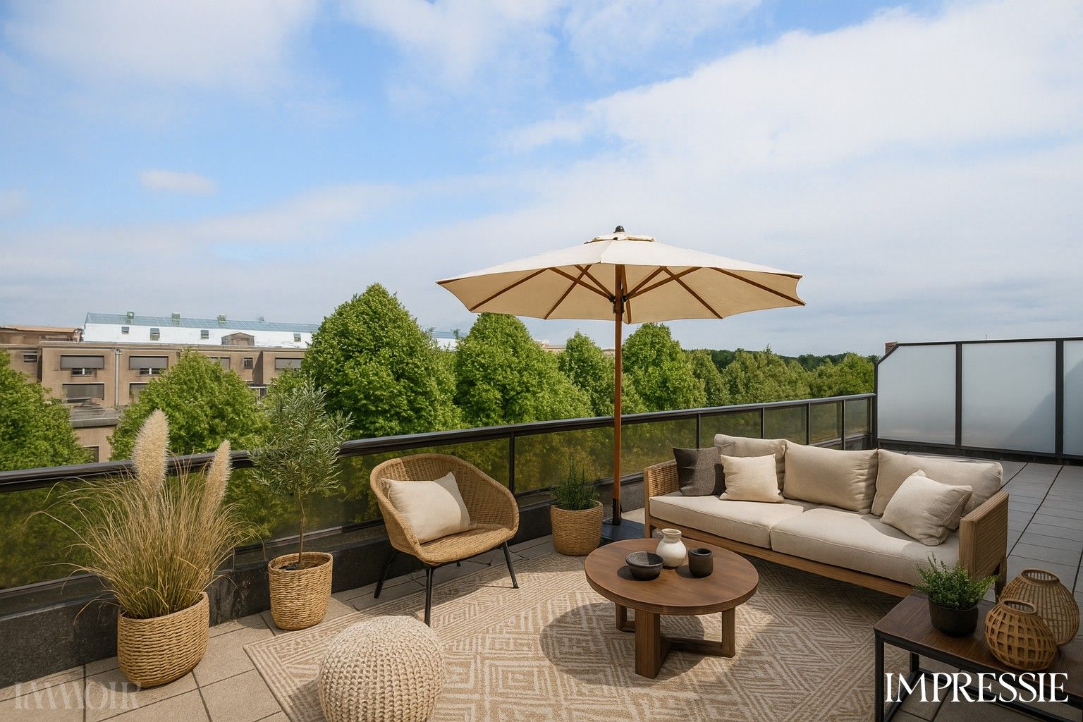 Penthouse met panoramische terrassen in het hartje van Brasschaat foto 11