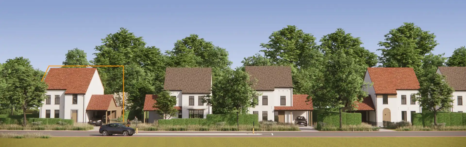 Prachtig wonen aan de Mombeek: Exclusieve, energiezuinige nieuwbouw in Wimmertingen foto {{pictureIndex}}