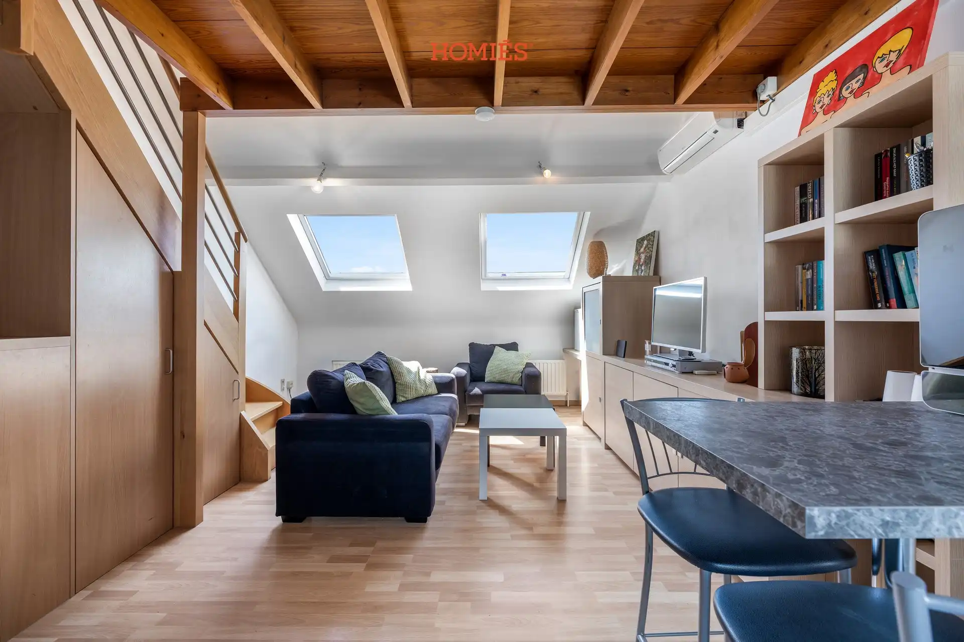 Duplex studio in het centrum van Leuven foto {{pictureIndex}}