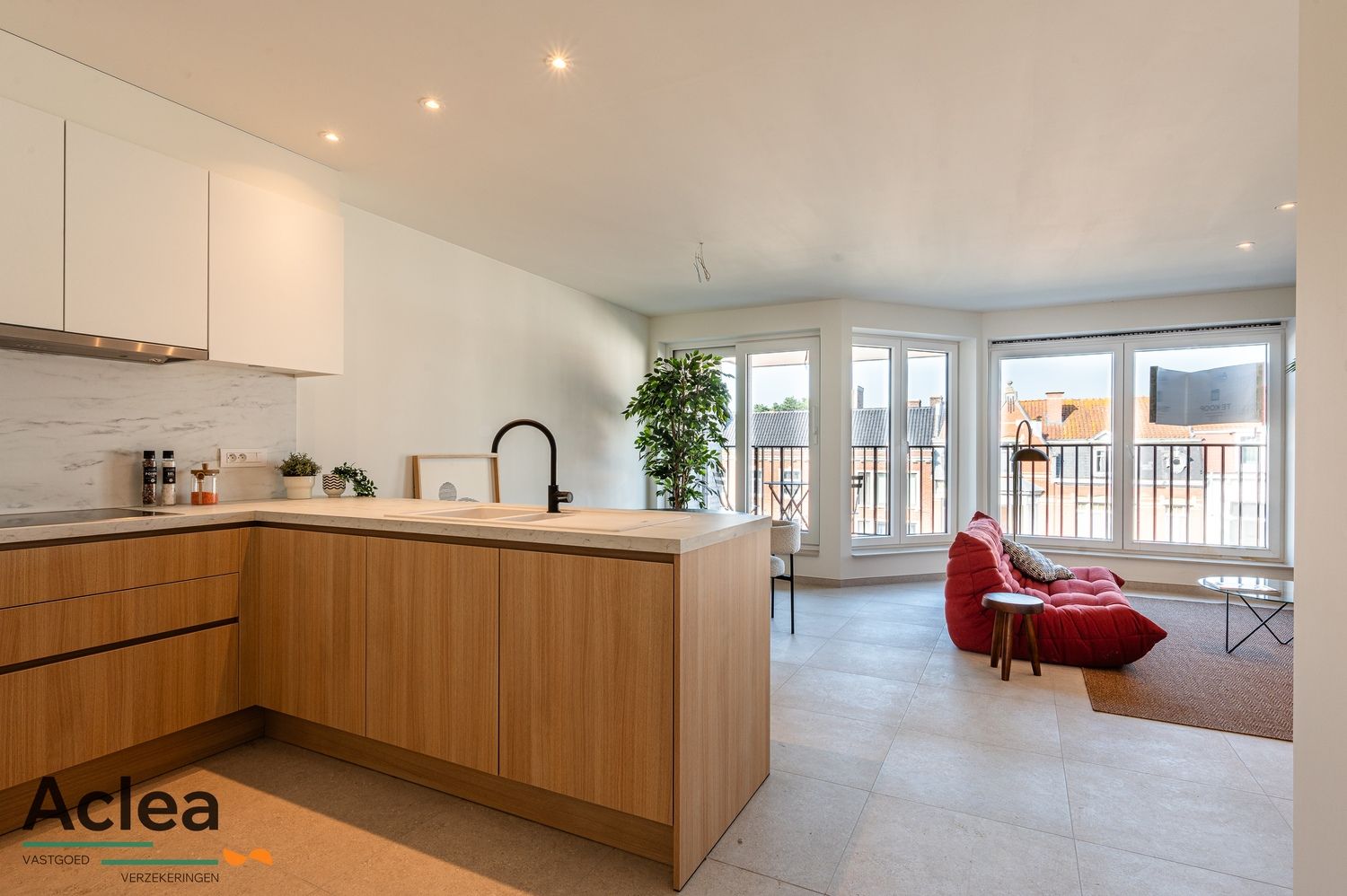 Nieuwbouw appartement met 2 slpks en 2 terrassen in centrum Eeklo - 6% BTW MOGELIJK ! foto 8