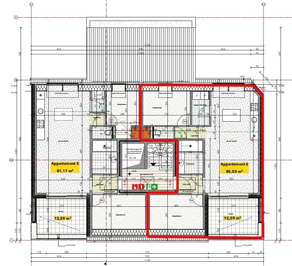 Nieuwbouwappartement met twee slaapkamers, terras en autostandplaats foto 8