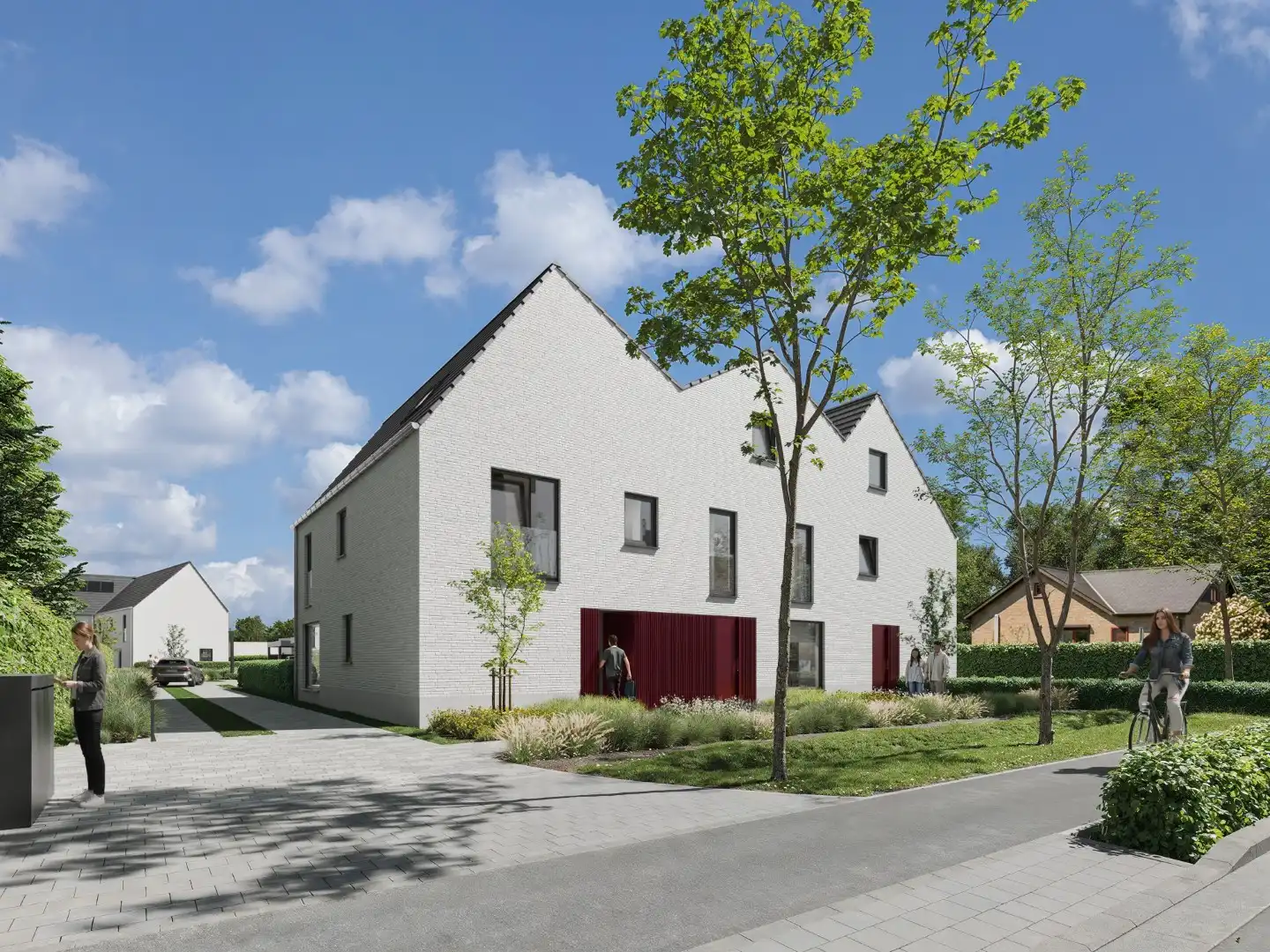 Energiezuinige halfopen bebouwing met 4 ruime slpk’s foto {{pictureIndex}}