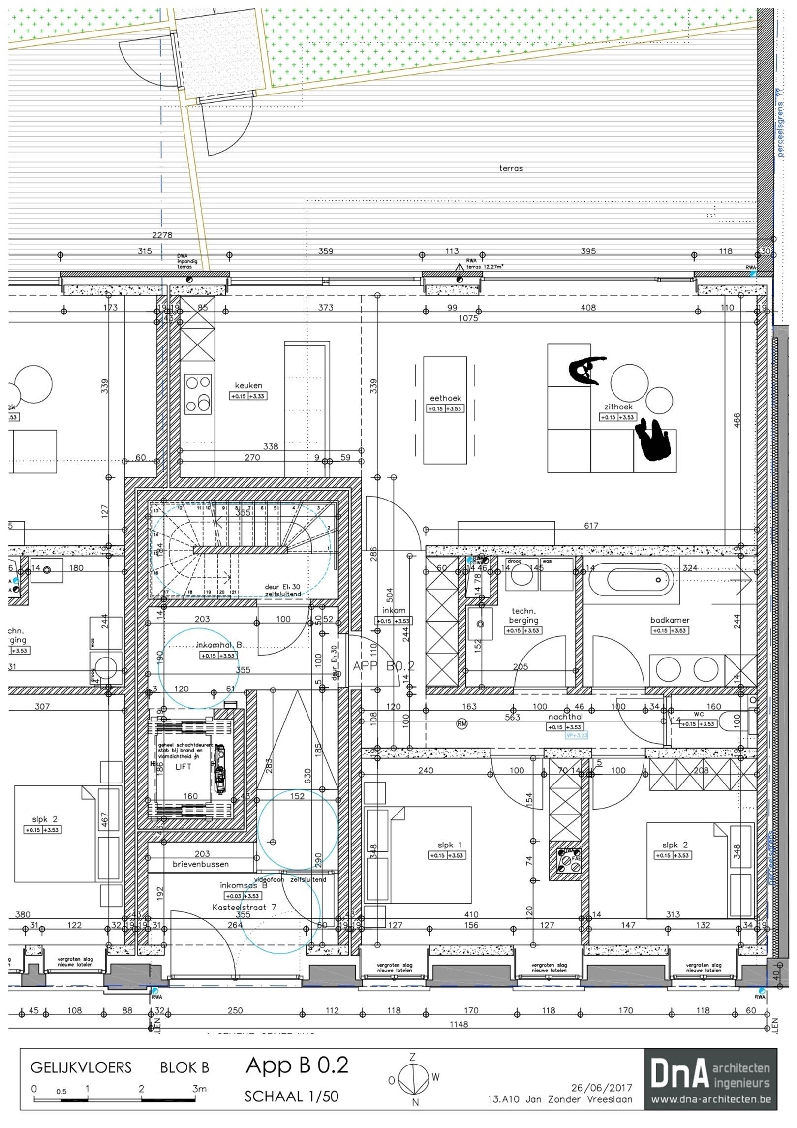Nieuwbouwappartement te huur in centrum Oudenaarde foto 13