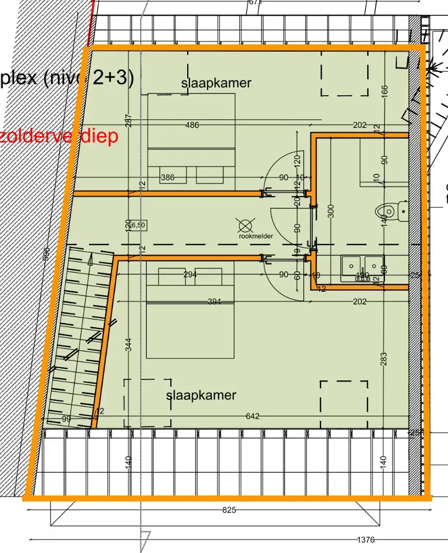 Duplex 119m² centrum Zottegem foto 14