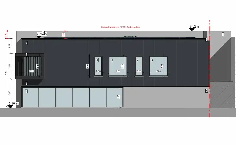 4 grote nieuwbouw KMO-units op toplocatie nabij R4 – Wiedauwkaai (Gent) foto 10