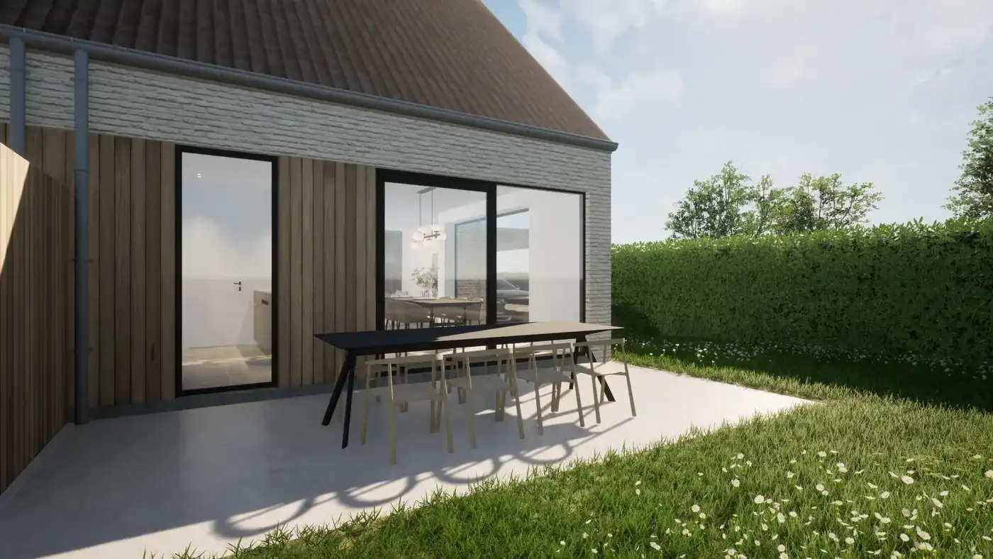 Halfopen nieuwbouwwoning op rustige locatie te Moen! foto 9