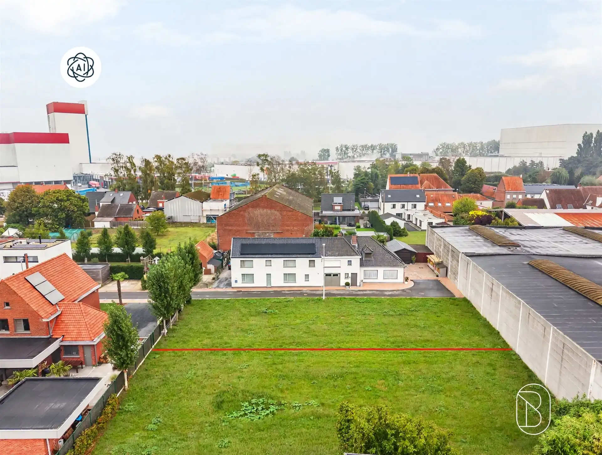Bouwgrond van 600 m² in Wielsbeke foto 3