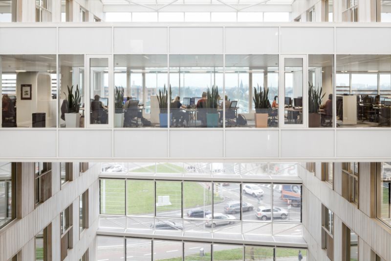 Kantoren te huur in Quantum Building aan Dampoortstation Gent met prachtig uitzicht foto 5