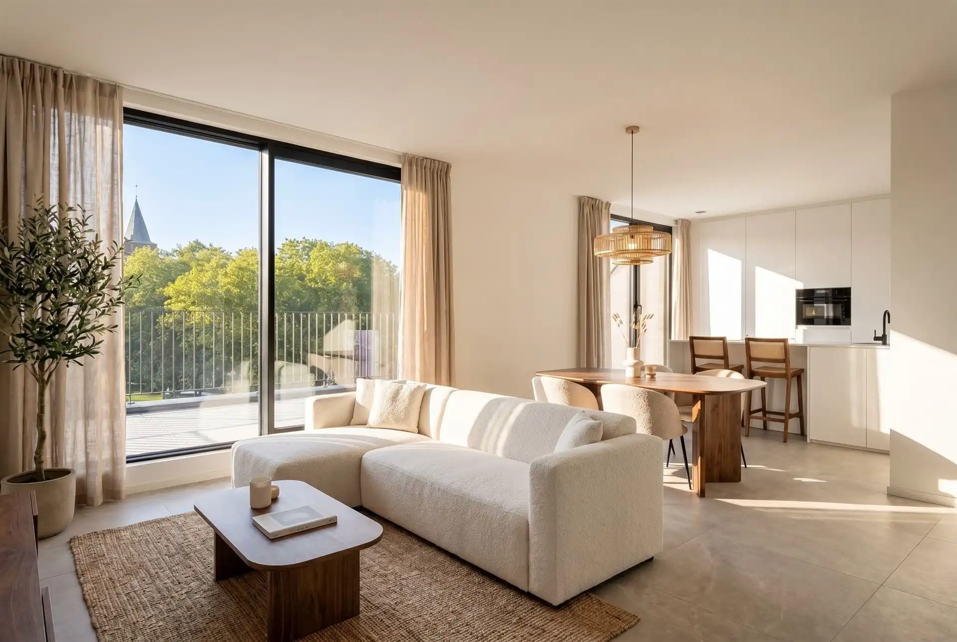 Exclusief penthouse met royaal zonneterras.  foto {{pictureIndex}}