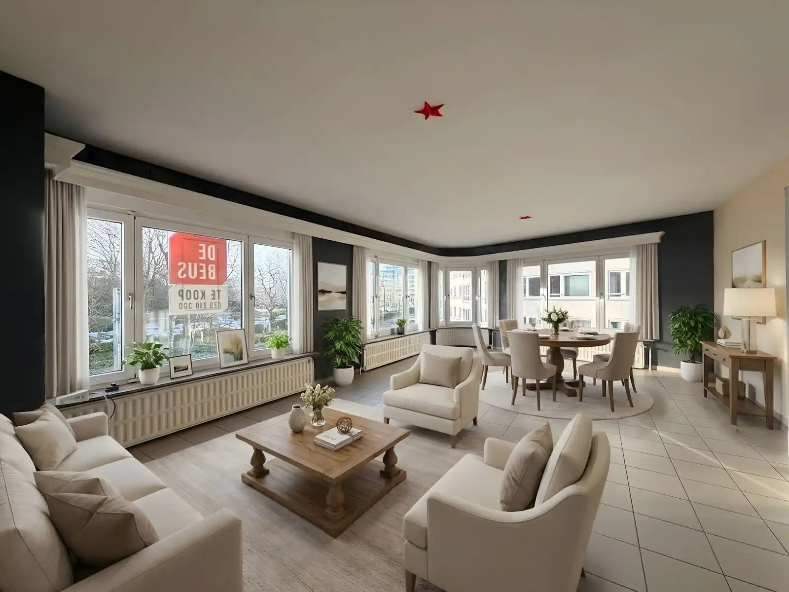 Lichtrijk appartement met 2 ruime slaapkamers EN GARAGEBOX en zicht op het park foto 2