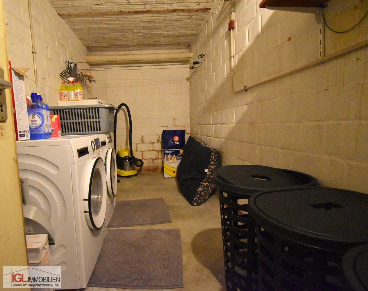 Ruim gelijkvloers appartement met 2 slaapkamers, terras & garagebox foto 14